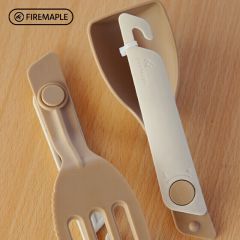  折疊耐高溫鍋鏟湯勺 戶外便攜裝備露營不粘鍋平底鍋不傷鍋專用鏟子勺子